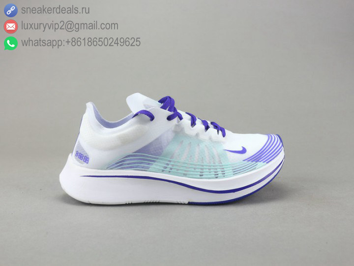 WMNS NIKE ZOOM FLY SP WOMEN RUNNING SHOES WHITE BLUE